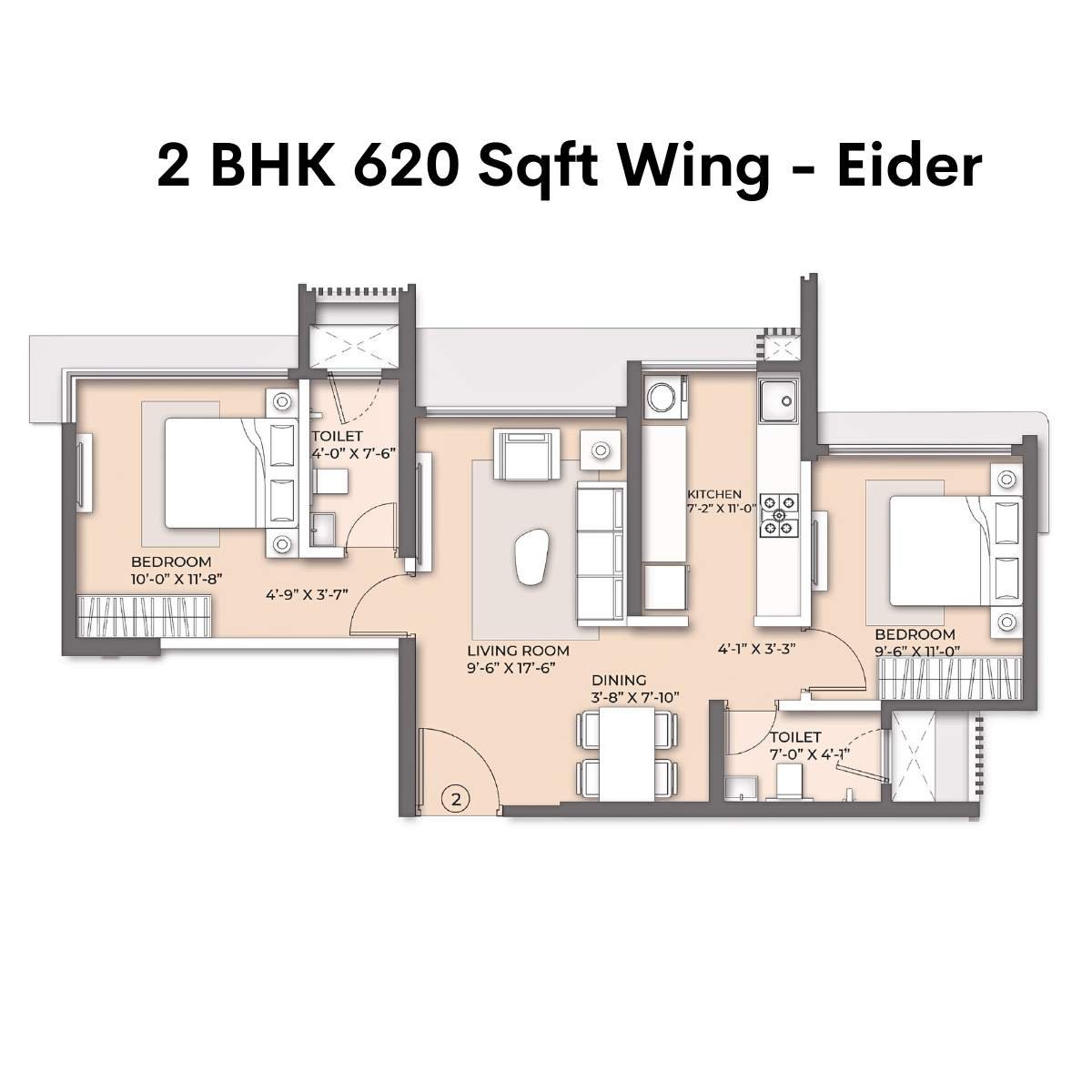 Arkade-Nest-Floor-Plan-Eider-2-BHK-620-Sqft